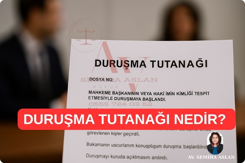 DURUŞMA TUTANAĞI NEDİR